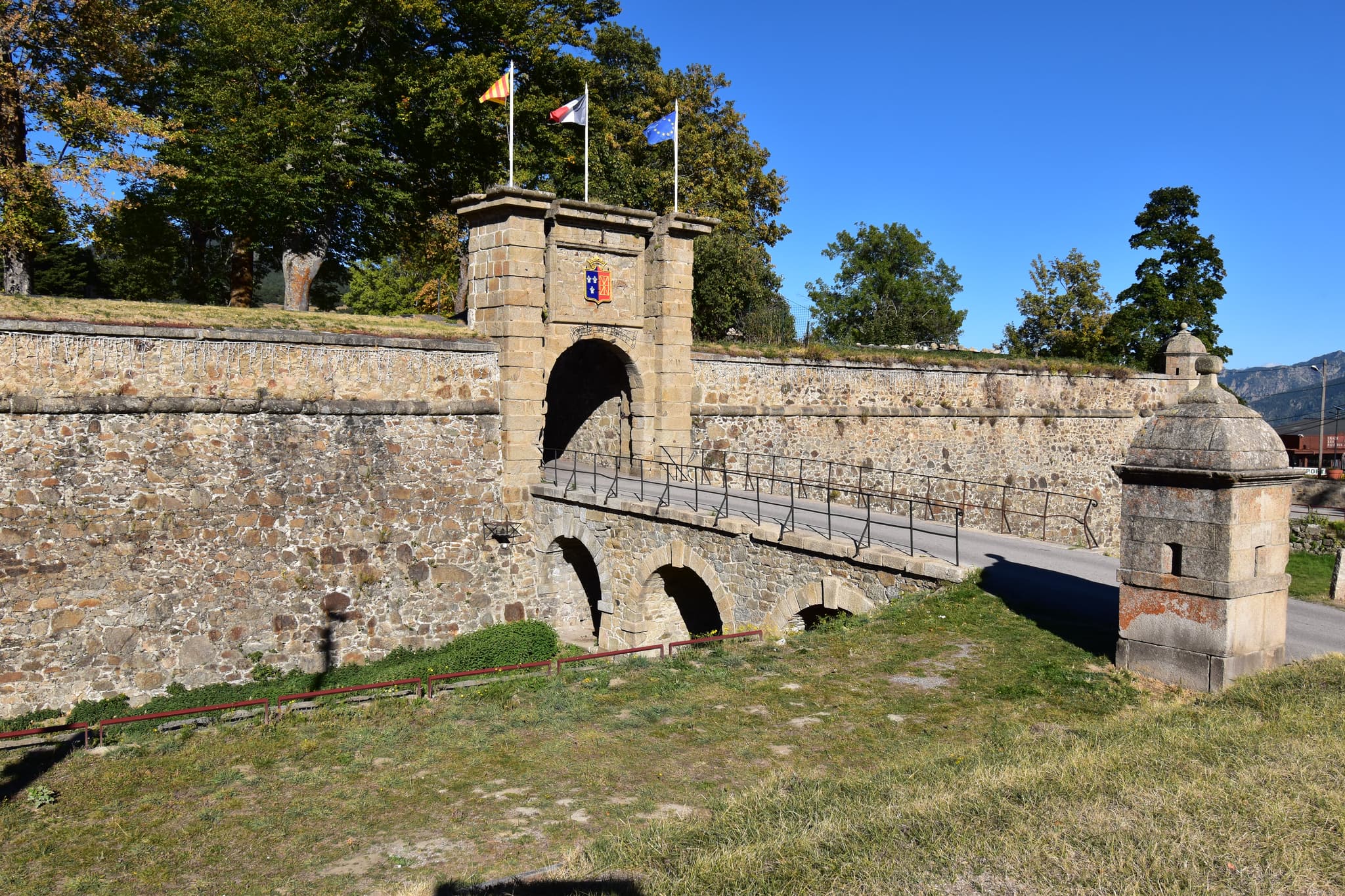 Entrance to the historic Mont-Louis citadel